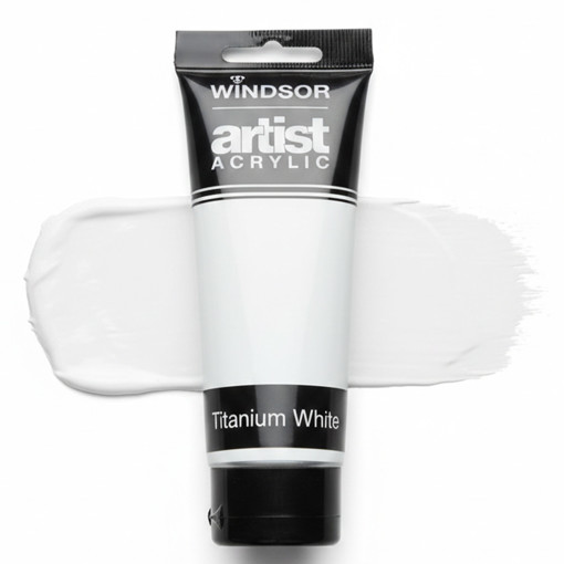 Picture of Acrylic 100ml Titanium White Windsor