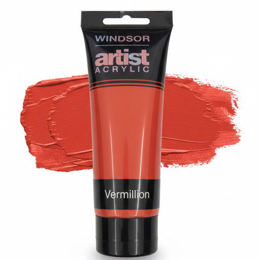 Picture of Acrylic 100ml Vermillion Windsor