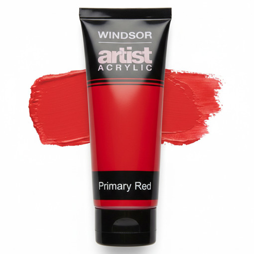 Picture of Acrylic 100ml Primary Red Windsor