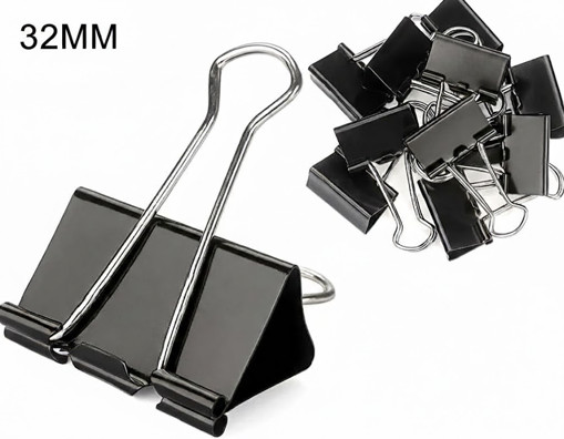 Picture of Binder Clips (Set of 12) 32mm Double Ploma