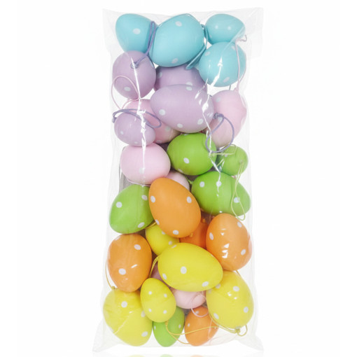 Picture of Egg Decoration 30pcs Pastel Assorted Heitmann