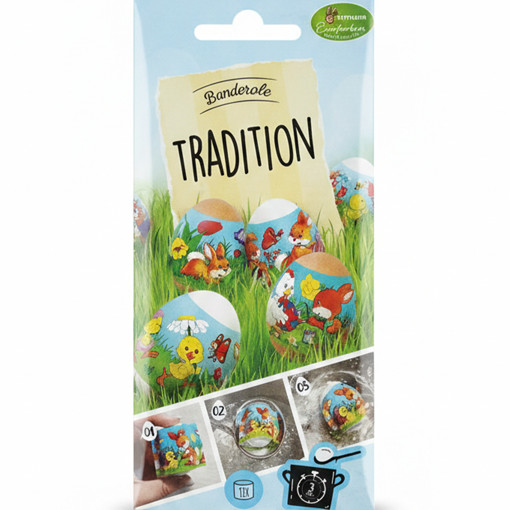 Picture of Egg Stickers 12colors Heitmann Tradition