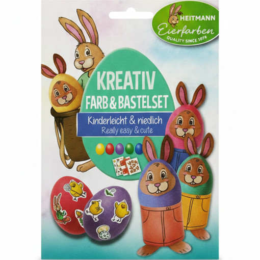 Picture of Egg Stickers 5colors Colors Heitmann
