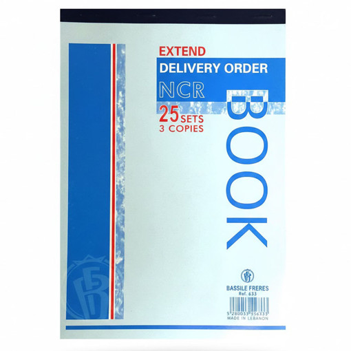 Picture of Delivery Order B5 3 Copies Extend