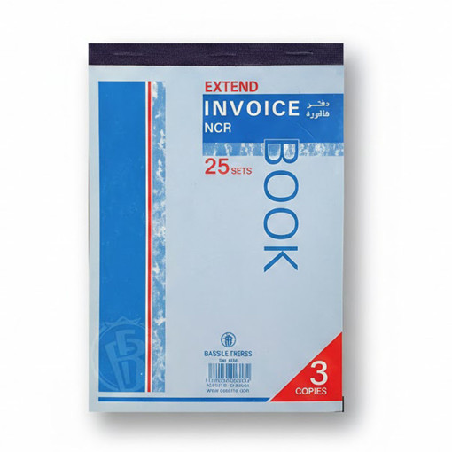 Picture of Invoice Book B6 25sh 3 Copies Extend