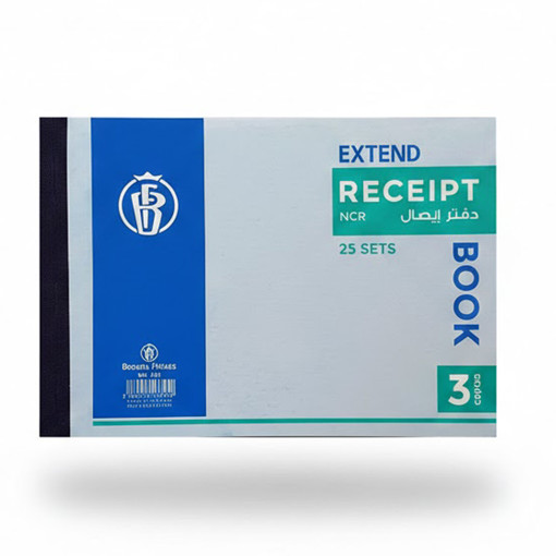 Picture of Receipt Book B6 25sh 3 Copies Extend