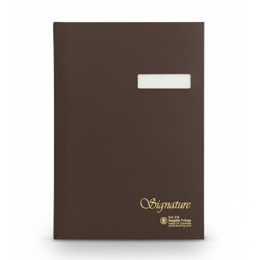 Picture of Signature Book Brown Bassile