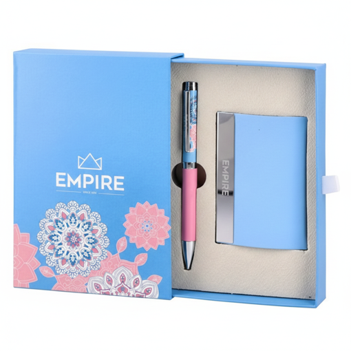 Picture of Gift Pen 13x18cm Blue With Card Holder Statovac