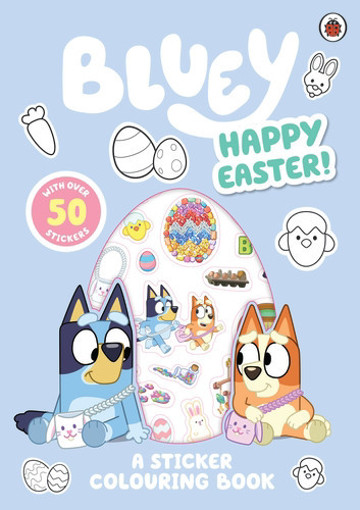 Picture of Coloring Book Bluey Happy Easter A Stickers