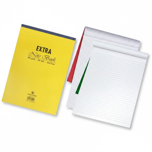 Picture of Notebook 21x29.7cm Lined Extra