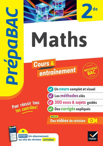 Picture of Annale Prepabac Maths 2nde