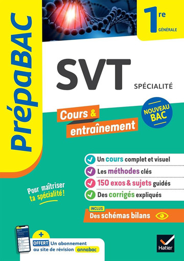 Picture of Annale Prepabac SVT Spe 1er- Hatier