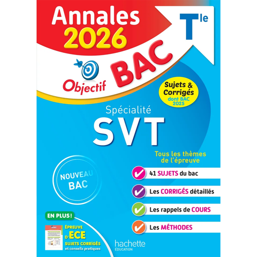 Picture of Annale Objectıf Bac SVT Term Hachette 2026