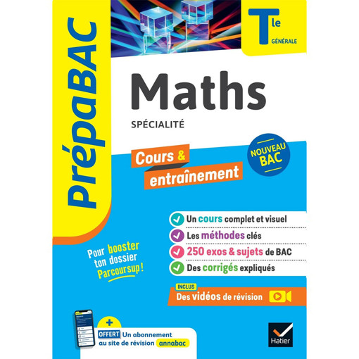 Picture of Annale Prepabac Maths Specialite