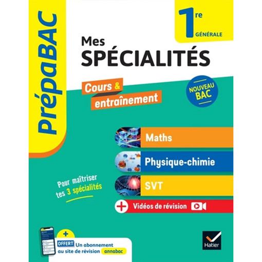 Picture of Prepabac Spe Maths/Phys/Chimie/ SVT 1er Hatier