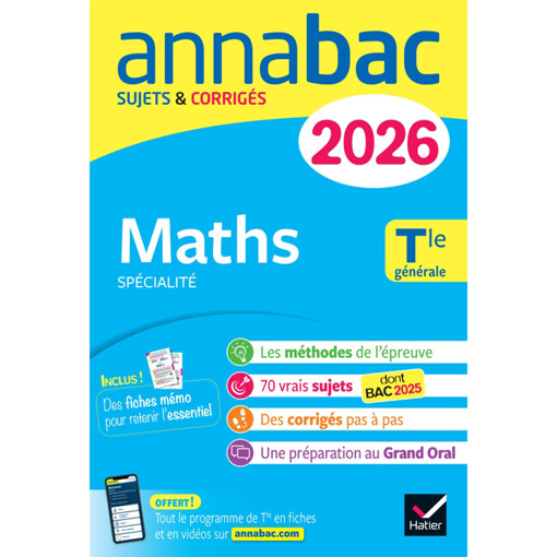 Picture of Annabac Corriges  2026 Maths   Terminale