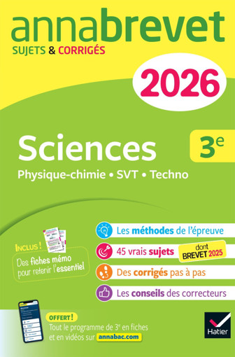 Picture of Annale Annabrevet Phys/Chimie/Svt 3eme Hatier