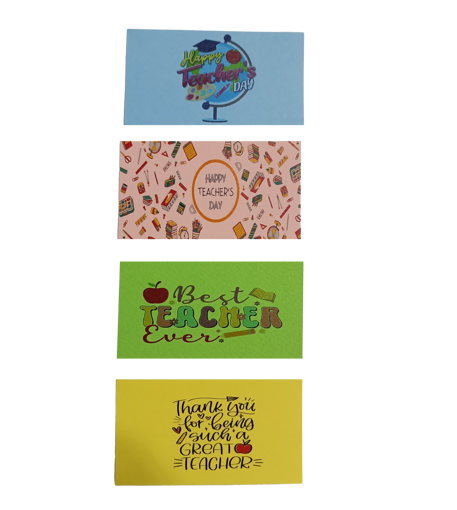 Picture of Gift Tag (Set of 4) Assorted Teachers day