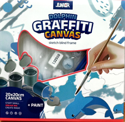 Picture of Painting By Numbers 20x20cm Canvas Junior