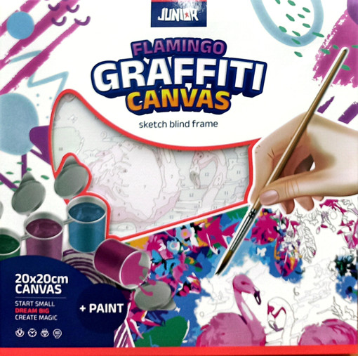 Picture of Painting By Numbers 20x20cm Canvas Junior