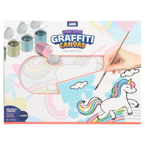 Picture of Painting By Numbers 30x40cm White Canvas Junior