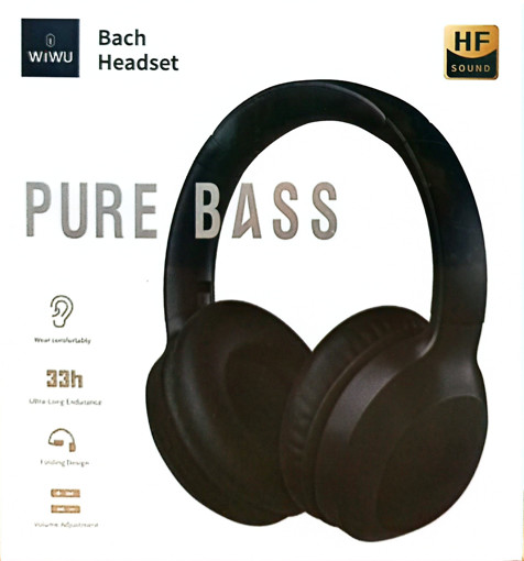 Picture of Headphone Black Pure Bass  Wiwu
