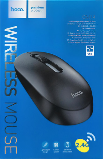 Picture of Mouse 2.4GHz +USB Wireless Receiver Hoco