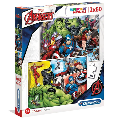 Picture of Puzzle 2x60 Clementoni, Avengers 2019