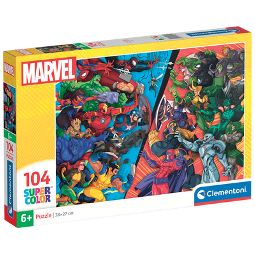 Picture of Puzzle 104pcs Clementoni, Marvel Heroes vs villain