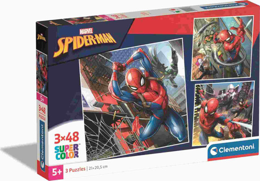 Picture of Puzzle 3x48 Clementoni, Square Marvel Spiderman