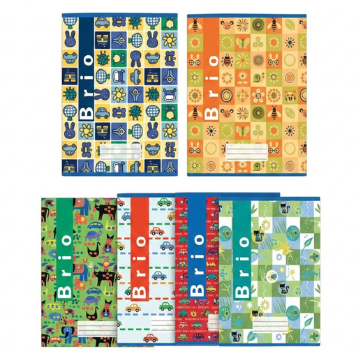 Picture of Stitched Copybook B5 Lined 48sheets 60gr Bassile