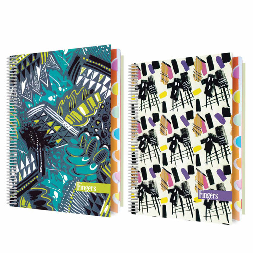 Picture of 8Subjects Spiral A4 Square 192sheets 60gr Brio