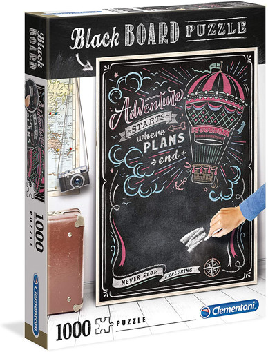 Picture of Puzzle 1000pcs Clementoni, Black Board