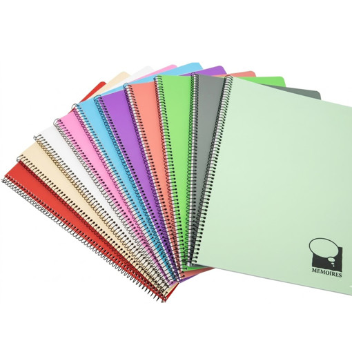 Picture of Spiral Copybook A4 Square 48sheets 70gr MEMOIRES
