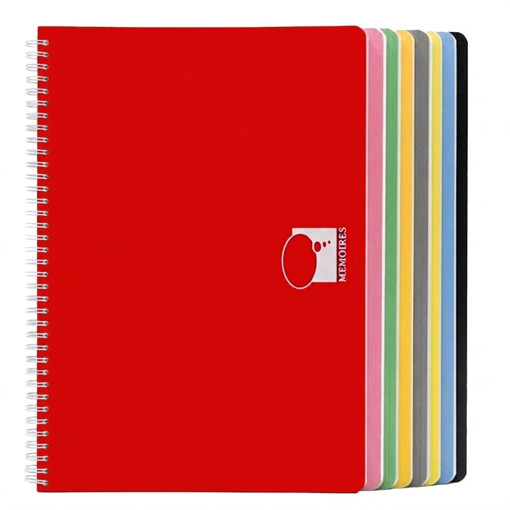 Picture of Spiral Copybook A4 Square 72sheets 90gr MEMOIRES