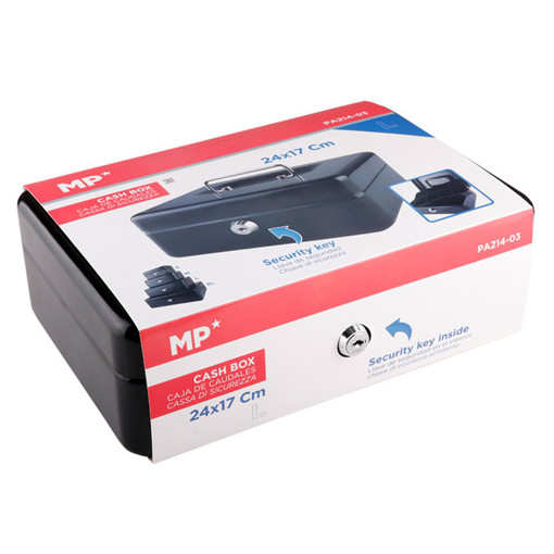 Picture of Cash Box 17x24.5cm Black Metal MP