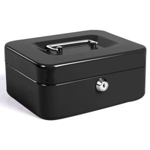 Picture of Cash Box 31x25cm Black Metal MP