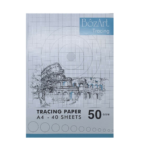 Picture of Tracing copybook A4 40 Sheets 50gr Butter Bozart