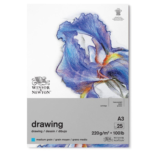 Picture of Drawing Paper A3 25 Sheets White 220g Winsor&Newto