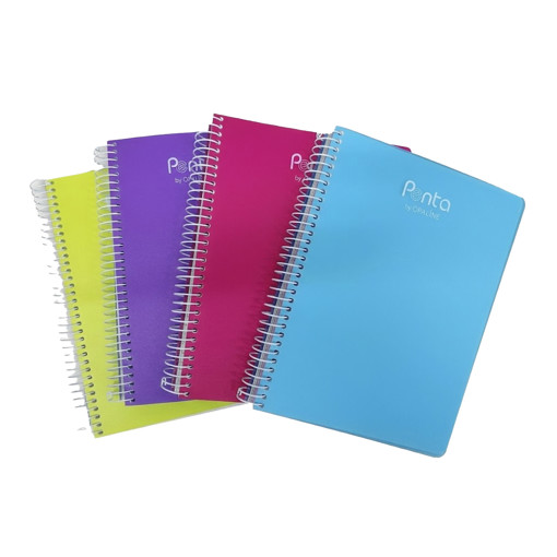 Picture of 5Subjects Spiral A5 Square 144sheets 70gr Opaline