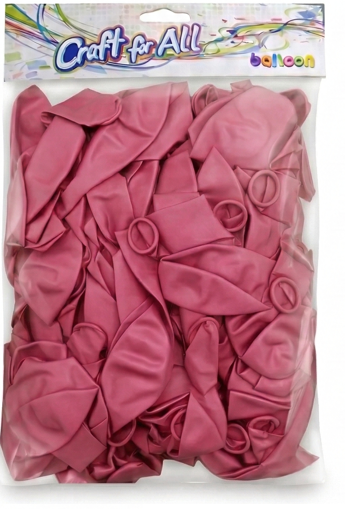 Picture of Balloons Pink 100pcs Matt Craft for all