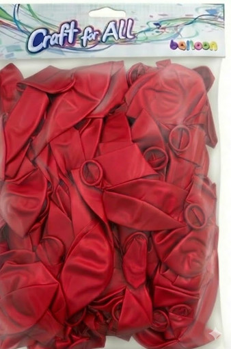Picture of Balloons Red 100pcs Matt Craft for all