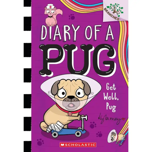 Picture of Diary Of A Pug Get Well Pug Scholastic V12