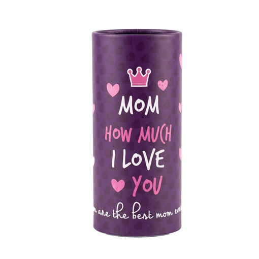 Picture of Facial Tissues Purple Round Box,Mothers day