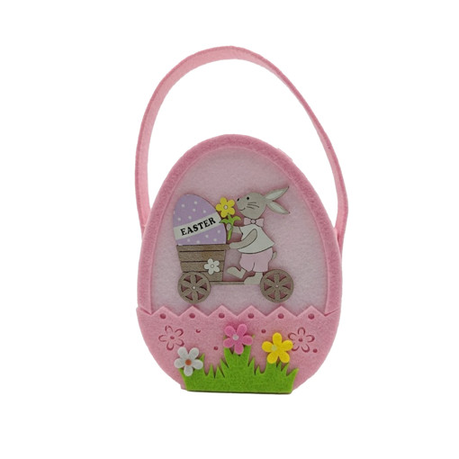 Picture of Easter  Basket Pink Rabbit