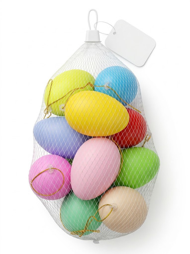 Picture of Egg Decoration (Set of 10) Colored Plastic