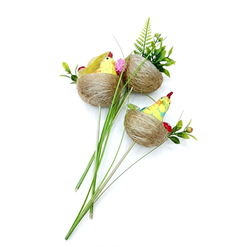 Picture of Easter Decoration (Set of 3) Chicken