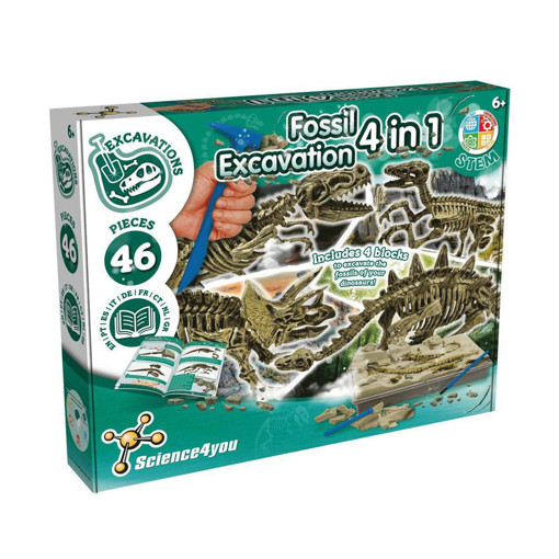 Picture of Activity Game Age 6+ 4 In 1 Steam ,Fossil