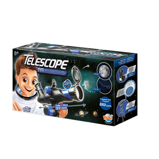 Picture of Activity Game Age 8+ Buki, Telescope With 15