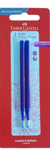 Picture of Refill Erasable Pen (Set of 2) Blue 0.7mm Faber-Ca